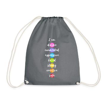 Yoga Méditation Spiritualité Chakra - Sac de sport léger - gris - Devant