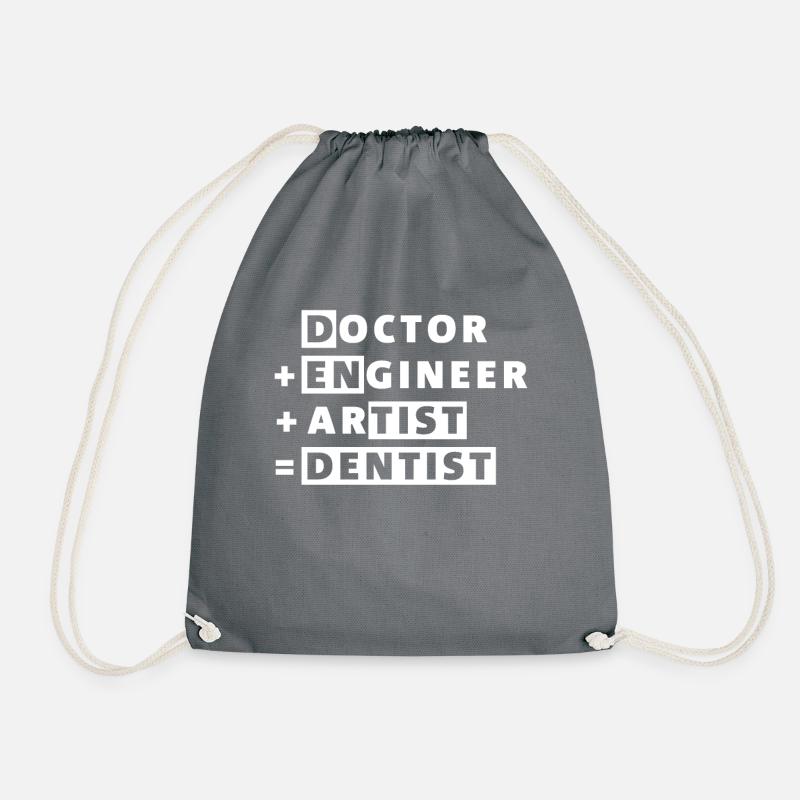 Dentist - Turnbeutel - Grau