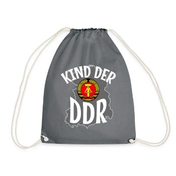 Kinder Der DDR - Turnbeutel - Grau - Vorne