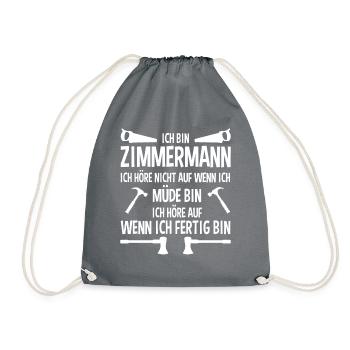 Zimmermann - Turnbeutel - Grau - Vorne