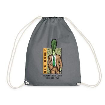 Jga Leek Groom Groom Stag Party Men - Drawstring Bag - grey - Front