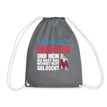 Programmierer Informatiker - Turnbeutel - Grau - Vorne