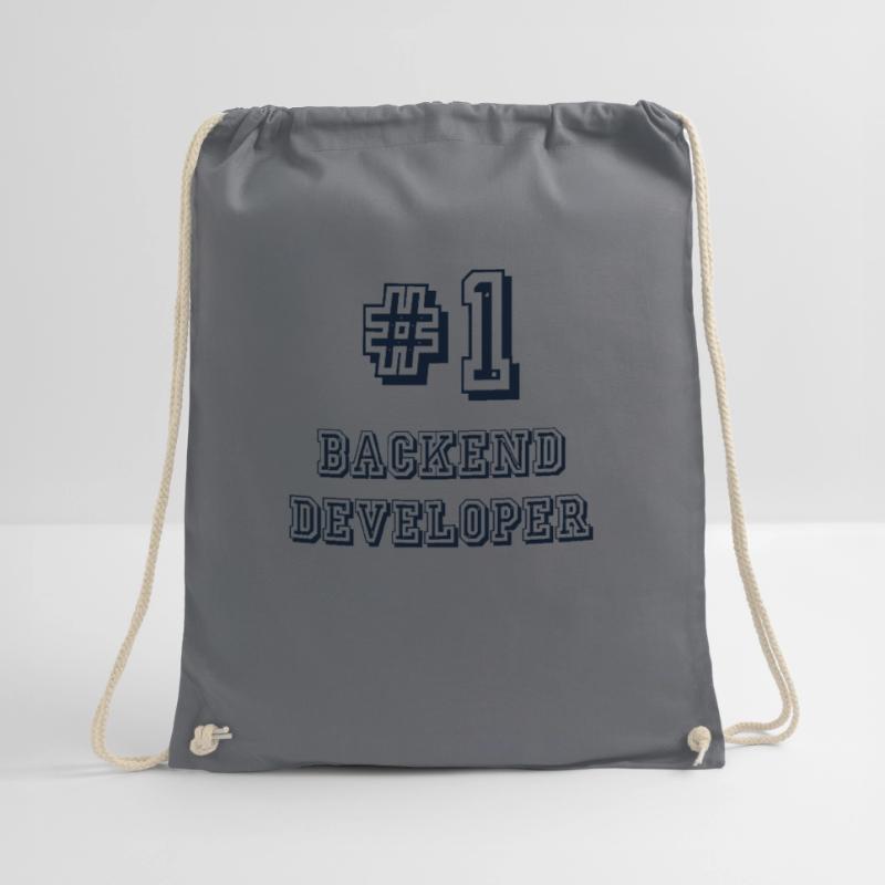 #1 Backend Developer Coder Engineer Software Drawstring Bag