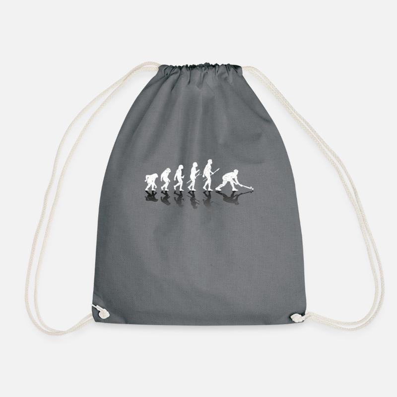 Field Hockey Evolution - Drawstring Bag - grey
