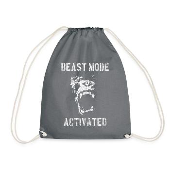 Gymnase de musculation Gorilla activé en mode bête - Sac de sport léger - gris - Devant
