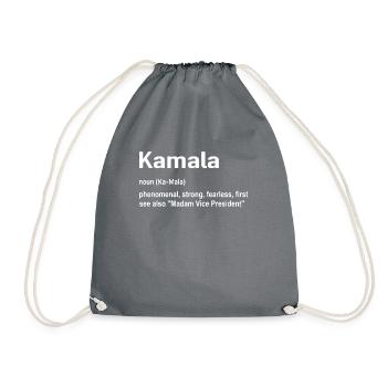 Kamala Harris Vice President - Drawstring Bag - grey - Front
