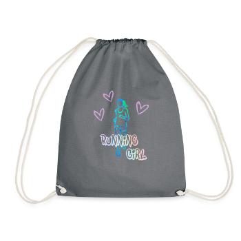 Le jogging et la course cadeau cool - Sac de sport léger - gris - Devant