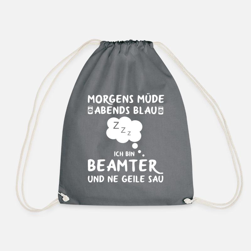 Beamter Verbeamtet Beamten Beamte Sprüche - Turnbeutel - Grau