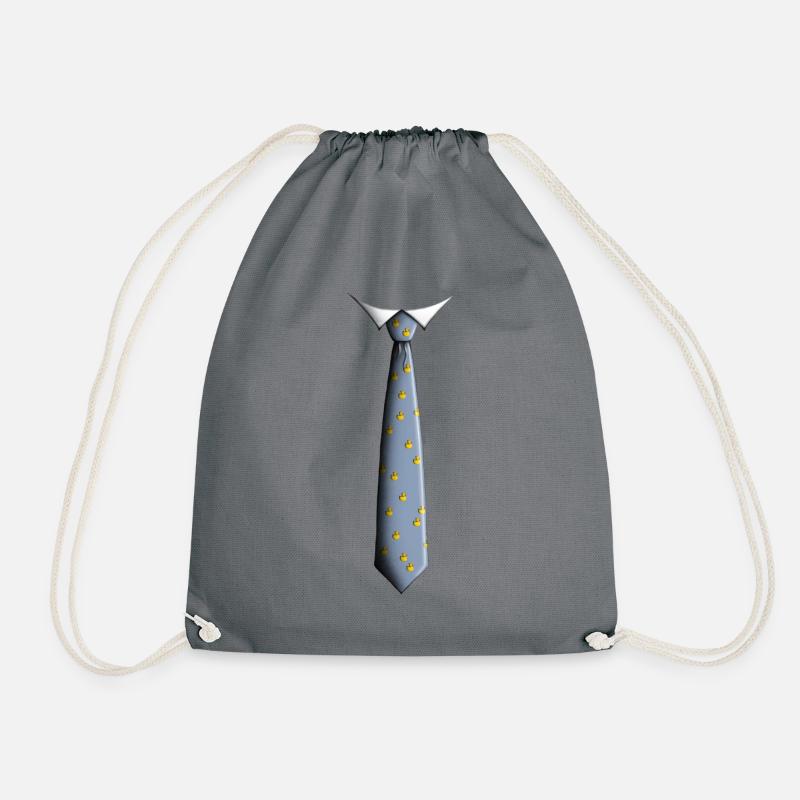 Cravate avec canard - Sac de sport léger - gris