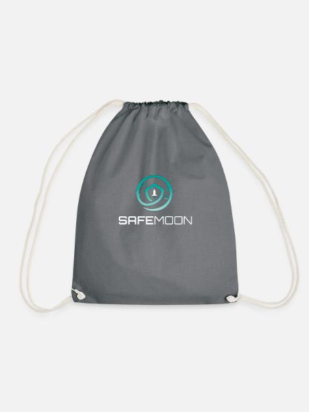 Safemoon - Kryptowährung - Turnbeutel - Grau