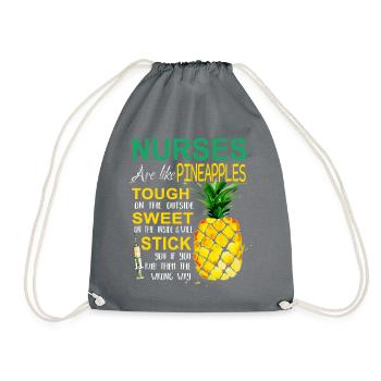 Nurses Pineapples - Sac de sport léger - gris - Devant