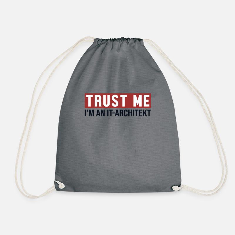 Trust Me I'm IT-Architekt IT-Architect Software - Turnbeutel - Grau