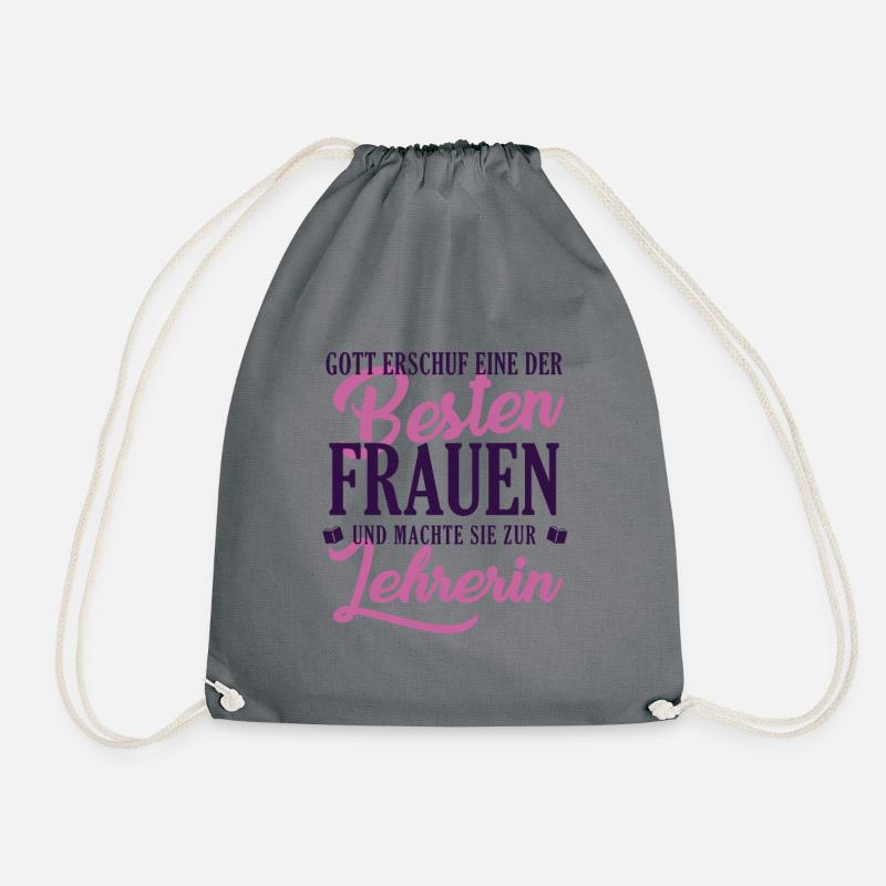 Lehrerin beste Frau Pädagoge Referendar Lehrerin - Turnbeutel - Grau
