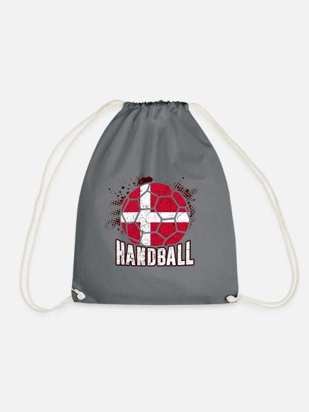 Dänemark Handball - Turnbeutel - Grau