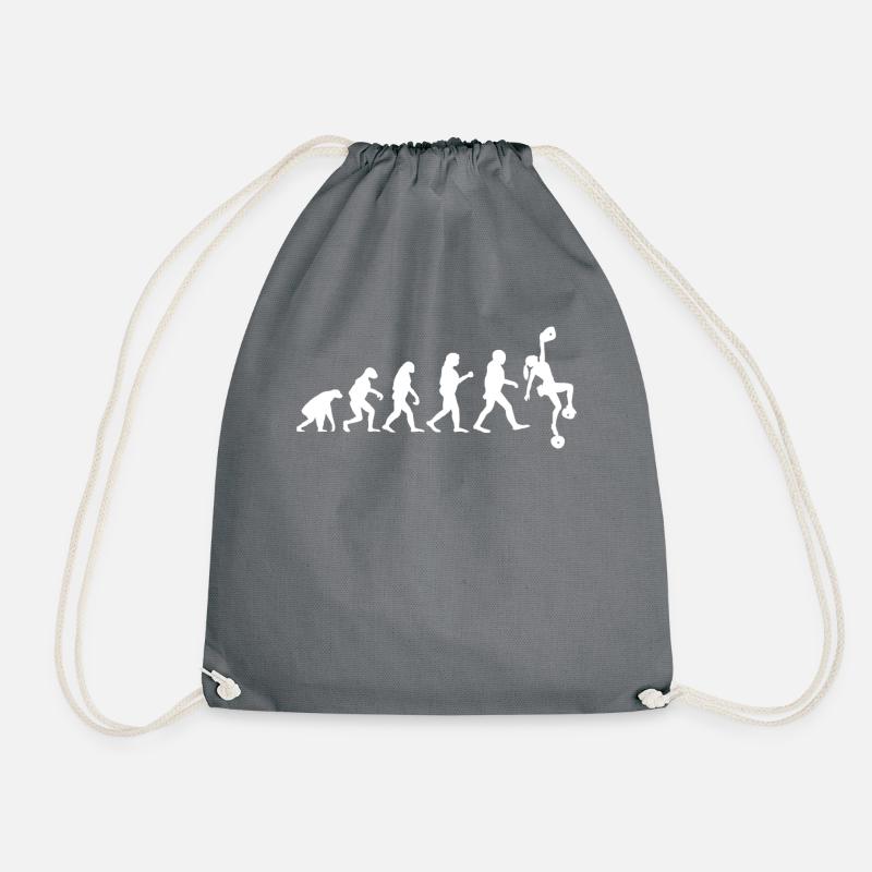 Boulder Evolution Frau Damen Bouldern Frauen - Turnbeutel - Grau