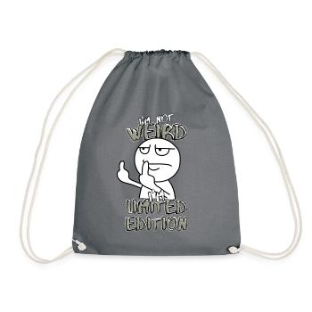Cartoon Middle Finger - Édition Limitée - Dicton - Sac de sport léger - gris - Devant