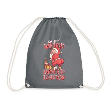 Cartoon Santa Claus Dances - Édition Limitée - Sac de sport léger - gris - Devant