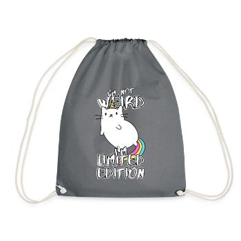 Kittycorn Cartoon Unicorn Cat - Édition Limitée - Sac de sport léger - gris - Devant
