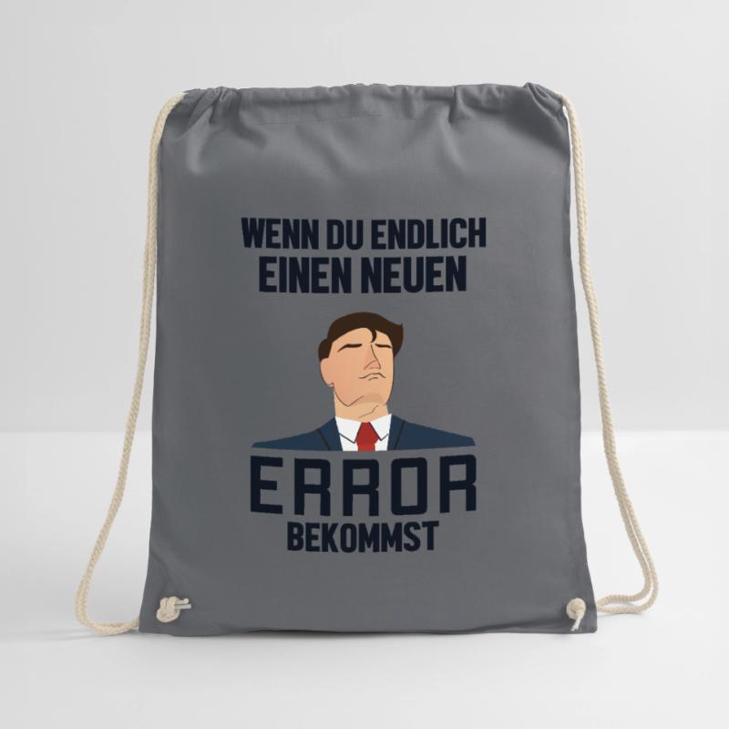 Neuen Error Bekommen Developer Coder Programmierer Turnbeutel