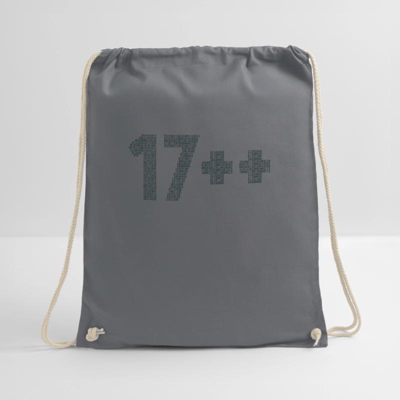 17++ Software Developer Coder Engineer 18th Drawstring Bag