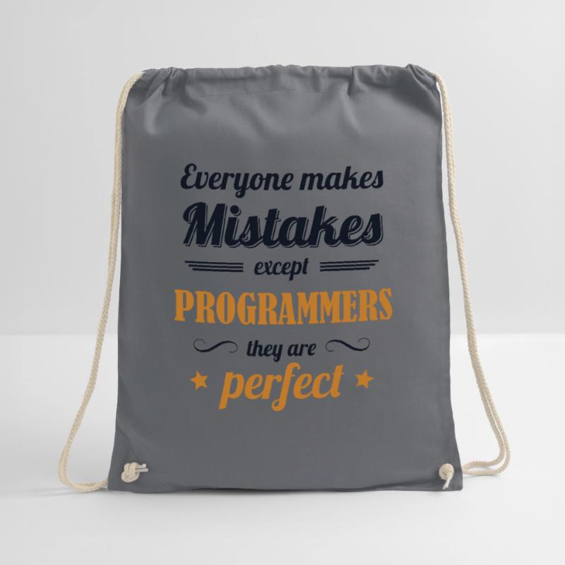 Programmers are Perfect Engineer Coder Software Drawstring Bag