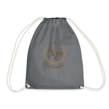 Slot Car Racing Champion Drag Racing RC Car Slot - Drawstring Bag - grey - Front
