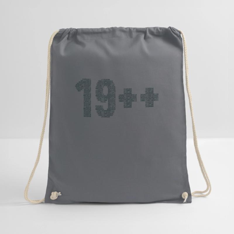 19++ Software Developer Full Stack Coder 20th Drawstring Bag
