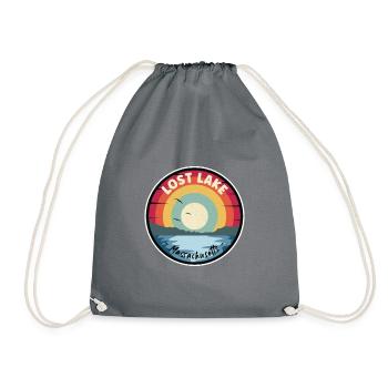 Lost Lake Massachusetts coloré - Sac de sport léger - gris - Devant