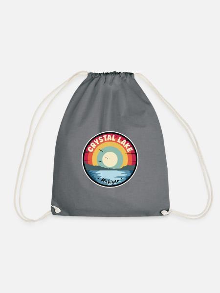 Crystal Lake Michigan Bunt - Turnbeutel - Grau