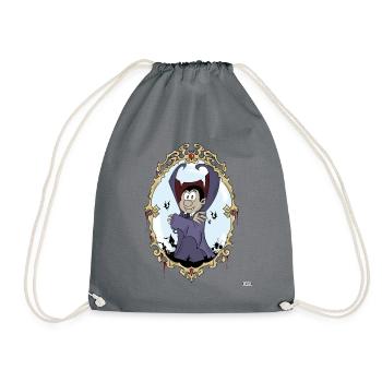 Halloween Dracula Comic Party Happy Halloween fun - Drawstring Bag - grey - Front