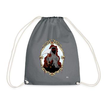 Halloween - Drawstring Bag - grey - Front