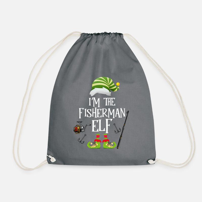 Fischerman Elf - Turnbeutel - Grau