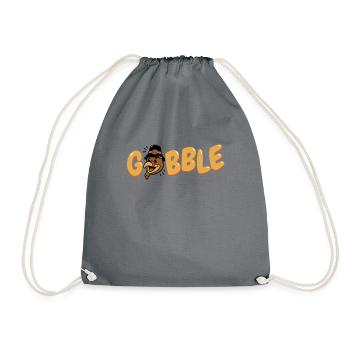 Gobble Pilgrim - Drôle de dinde de Thanksgiving - Sac de sport léger - gris - Devant