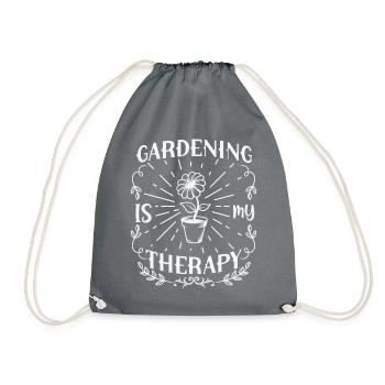 Hobby gardeners, fruit and vegetable gardeners - Drawstring Bag - grey - Front