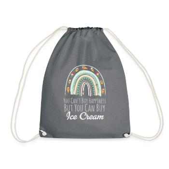Amateur de crème glacée Bohemian Rainbow Vous ne pouvez pas acheter Hap - Sac de sport léger - gris - Devant