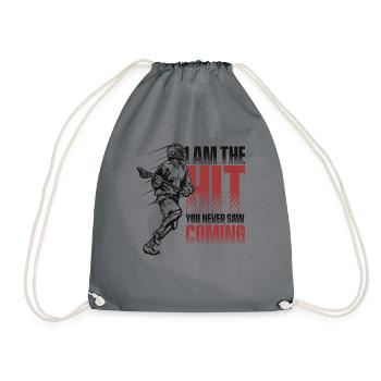 Je suis le hit que tu n’as jamais vu venir Polocrosse - Sac de sport léger - gris - Devant