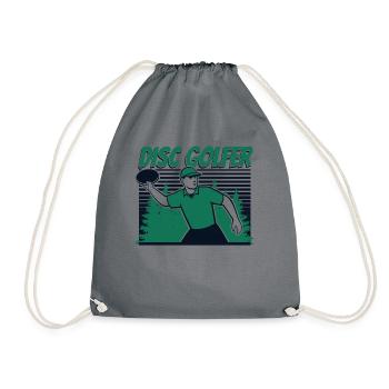 Disc Golfer Disc Golfer Frisbee Golf Basket Disc - Sac de sport léger - gris - Devant