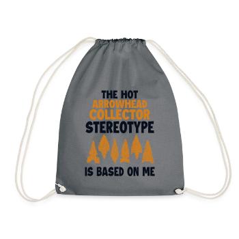 Hot Arrowhead Collector Stereotype Jagdspitzen - Turnbeutel - Grau - Vorne