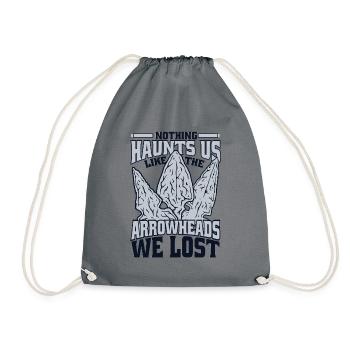 Like The Arrowheads We Lost Arrowhead Hunter - Turnbeutel - Grau - Vorne
