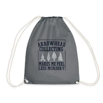 me fait me sentir moins meurtrier Conseils de chasse - Sac de sport léger - gris - Devant