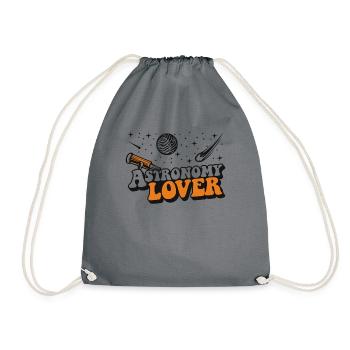 Astronomy Lover Astronomy Photographer Starry Sky - Drawstring Bag - grey - Front