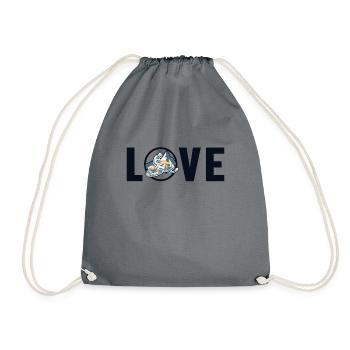 Love Motorschlitten Schneemotorrad Motoneige - Sac de sport léger - gris - Devant