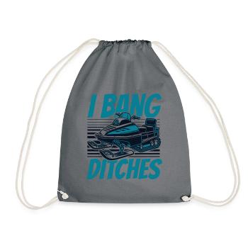 I Bang Ditches Motoneige Conducteurs de motoneige - Sac de sport léger - gris - Devant