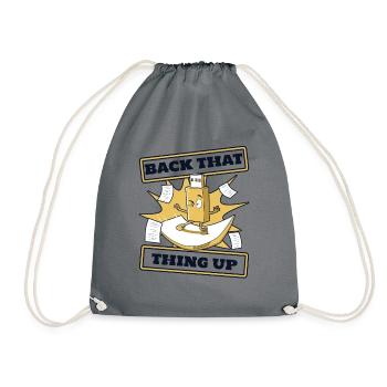 Back That Thing Up IT Operations Computer Scientist - Drawstring Bag - grey - Front