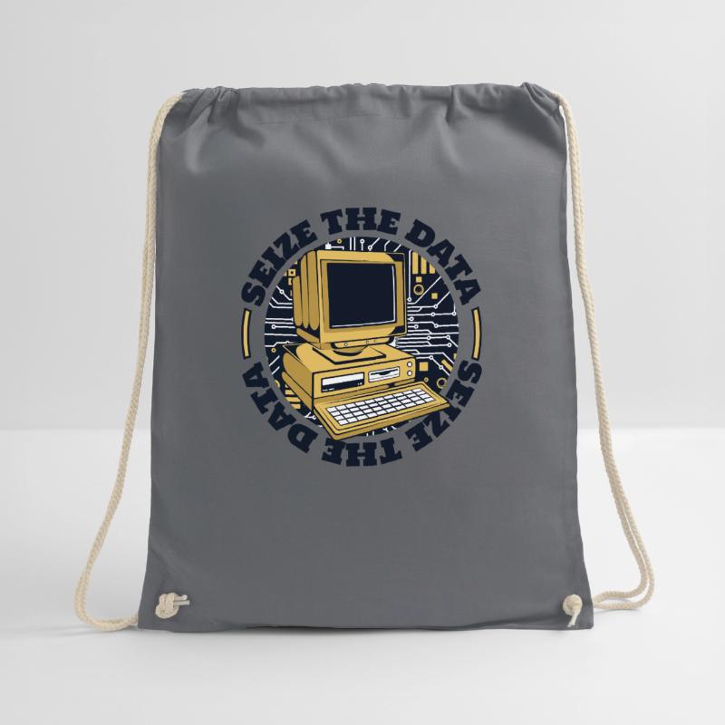 Seize The Data Admin IT Operations Computer Scientist Drawstring Bag