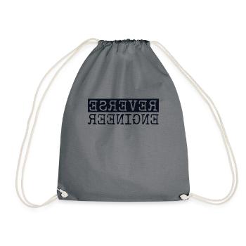 Reverse Engineer Software Engineer Developer - Drawstring Bag - grey - Front