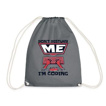 Ne me dérangez pas, je code un codeur développeur - Sac de sport léger - gris - Devant