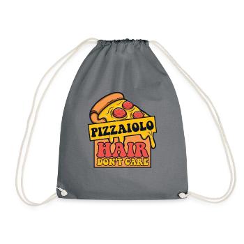 Pizzaiolo Hair Don't Care Pizzaofen Pizza - Turnbeutel - Grau - Vorne
