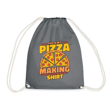 Ceci est mon vêtement de fabrication de pizza pizza four pizza pizza - Sac de sport léger - gris - Devant