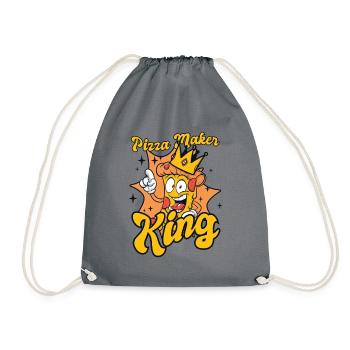 Pizza Maker King Pizza Pizzablech Pizzaofen - Turnbeutel - Grau - Vorne